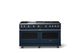 Viking® 5 Series 60" Slate Blue Pro Style Gas (NG) Range with Brushed Brass Trim-0