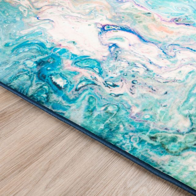 Dalyn™ Rug Company Kikiamo KK4 Lagoon 5'x8' Area Rug-1