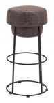 Zuo® Pop Natural and Black Bar Stool-1