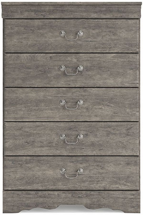 Signature Design by Ashley® Bayzor Warm Gray Vintage Chest of Drawers-1