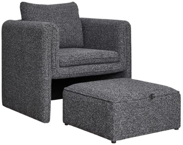 Signature Design by Ashley® Vreni Black/Charcoal Accent Chair-3