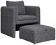 Signature Design by Ashley® Vreni Black/Charcoal Accent Chair-3