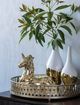 A & B Home Urban Vogue Gold Round Tray-3