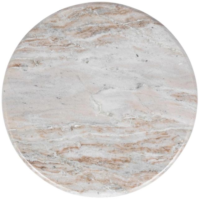Classic Home Huxley Rusty Gray 18" Marble End Table-2