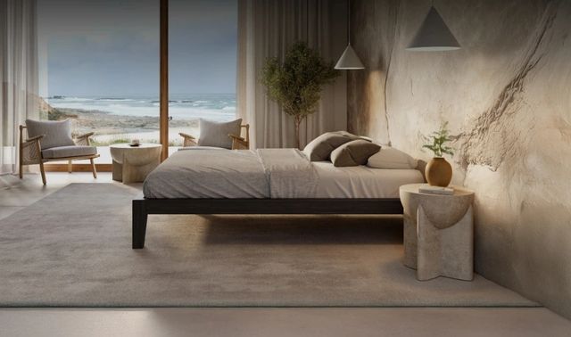 Puffy Capri Espresso Queen Bed Frame-2