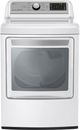 LG 7.3 Cu. Ft. White Front Load Gas Dryer-0