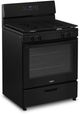 Whirlpool® 30" Black Freestanding Gas Range-3