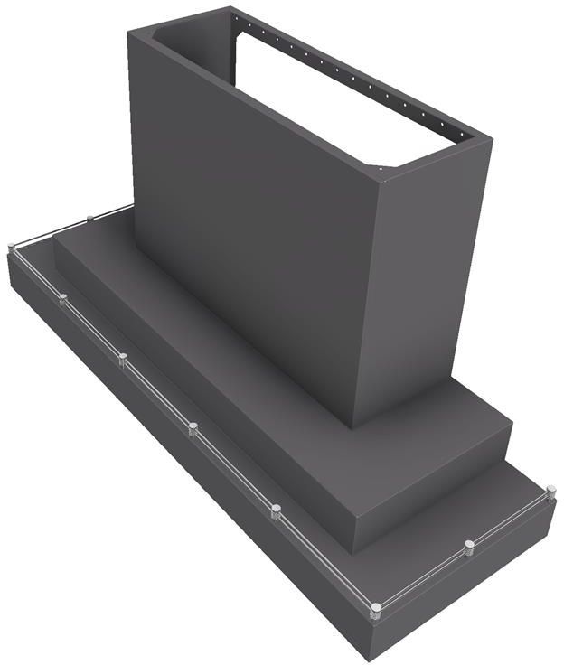 Vent-A-Hood® 60" Gunsmoke Contemporary Wall Mount Range Hood-1