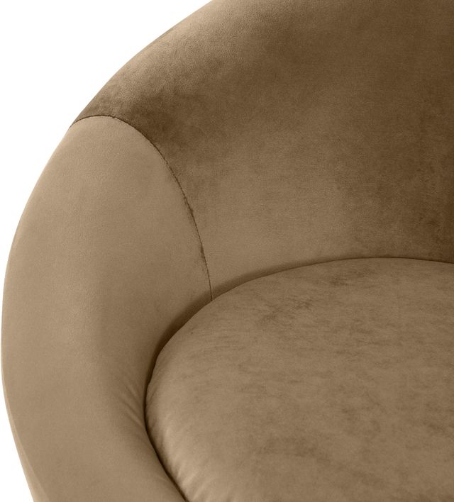 Meridian Furniture Tristan Beige Velvet Upholstered Accent Chair-3