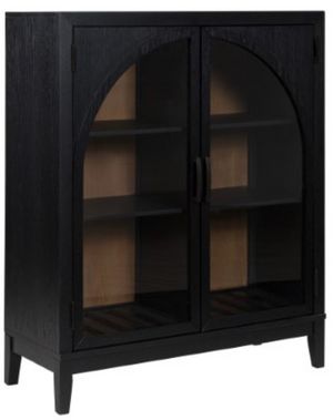 Signature Design by Ashley® Armenleigh Black/Brown Bar Cabinet