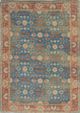 KAS Rugs Morris 2227 Blue/Red Traditions 5'x7' Area Rug-0