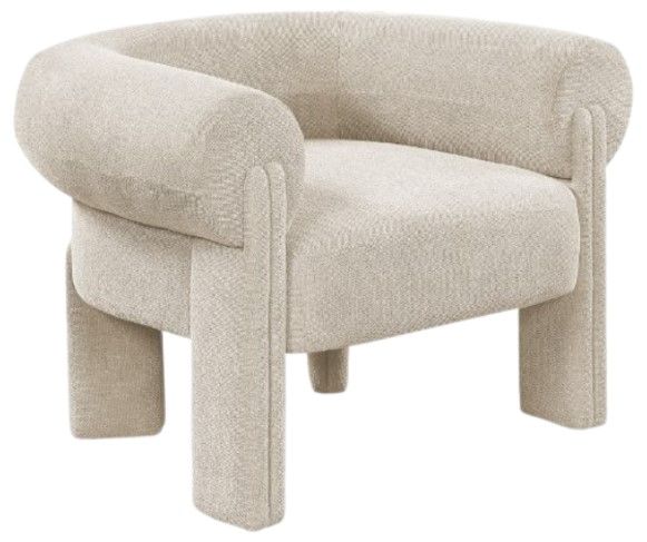Meridian Furniture Stefano Beige Accent Chair-0