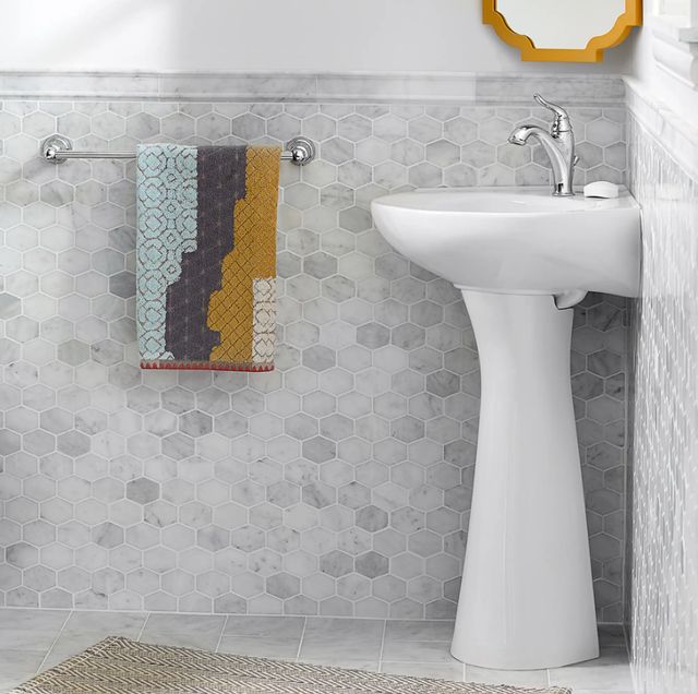 American Standard Cornice White Center Hole Only Pedestal Sink Top-3