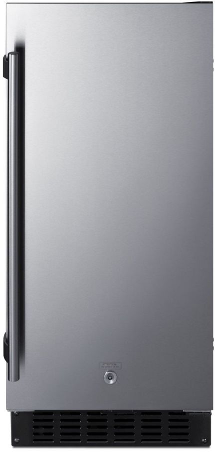 Summit® 1.72 Cu. Ft. Stainless Steel Under The Counter Refrigerator -0
