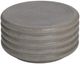 Classic Home Reva Dark Gray Concrete Outdoor Coffee Table-2