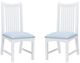 Linon Andy 2-Piece White Upholstered Side Chair-0