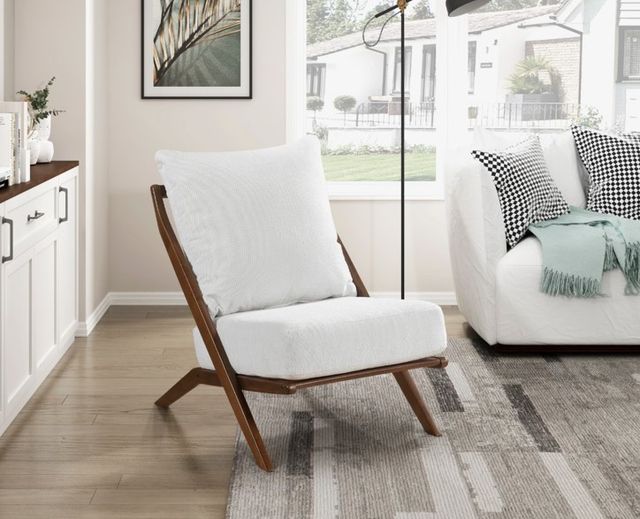 Homelegance® Audrey White Accent Chair-1