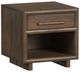 Elements International Brisbane Brown End Table-0