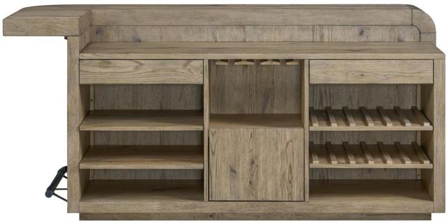Bernards Pagosa Beige Counter Bar Cabinet-3
