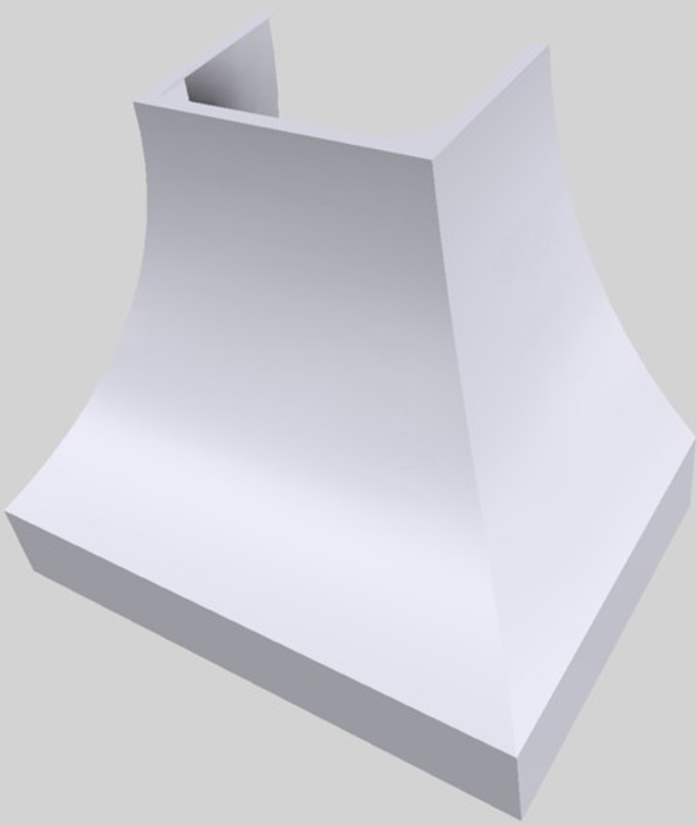 Vent-A-Hood® Designer Series 36" White Wall Mounted Range Hood-2