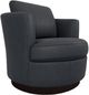 Best® Home Furnishings Customizable Tina Leather Swivel Chair with Espresso Base-0