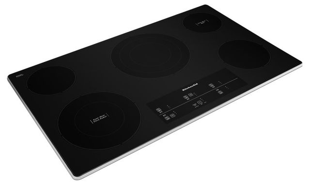 KitchenAid® 36" Stainless Steel Electric Cooktop with Touch-Activated Controls-1