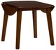 Jofran Inc. Simplicity 3-Piece Caramel Dining Table Set -1