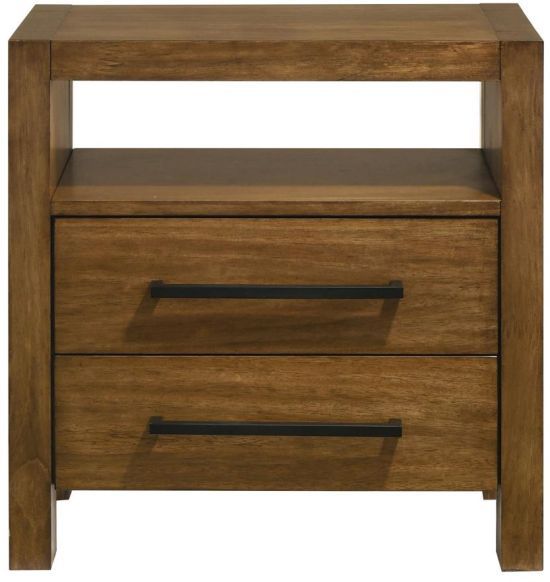Coaster® Adderley Warm Brown Nightstand-3