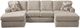 England Furniture Customizable Rouse 3-Piece U-Shape Sectional and Chaise-2