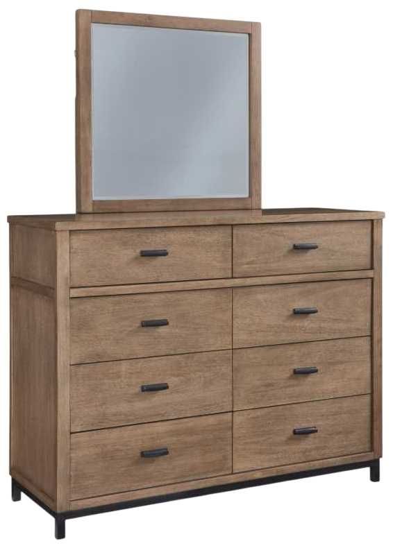 Benchcraft® Tomtyn Light Brown Dresser and Mirror