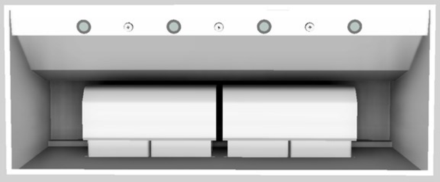 Vent-A-Hood® 60" White Wall Mounted Range Hood-3