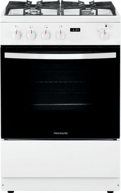 Frigidaire® 24" White Freestanding Gas Range
