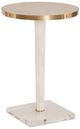 Century® Grand Tour Furniture Vera Crystal Stone Top Side Table with Acrylic Base-0