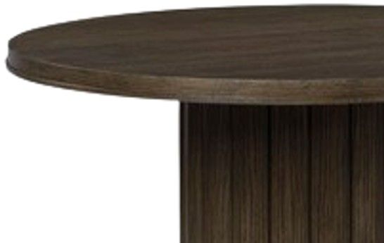 Signature Design by Ashley® Radkin Burnished Brown Round Dining Table-1