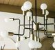 YHD Black Stainless/Champagne Bronze 17-Light Chandelier-1