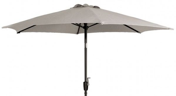 Furniture of America® Halo Canvas Stone Polyester/Steel Tilting Umbrella-1