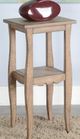 Sunny Designs™ Beach Pebble End Table with Lower Shelf-2