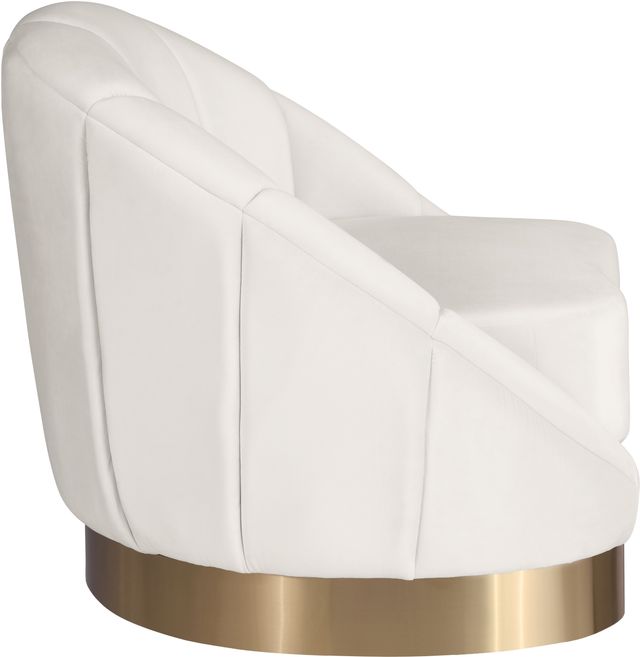 Meridian Furniture Shelly Cream Upholstered Chair-2