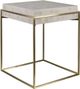Uttermost® India Ivory Burl Accent Table with Brushed Brass Base-0