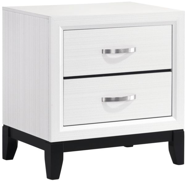 Homelegance® Davi White Nightstand-0