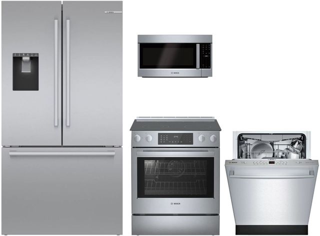 Bosch 4 Piece Stainless Steel Kitchen Package-0