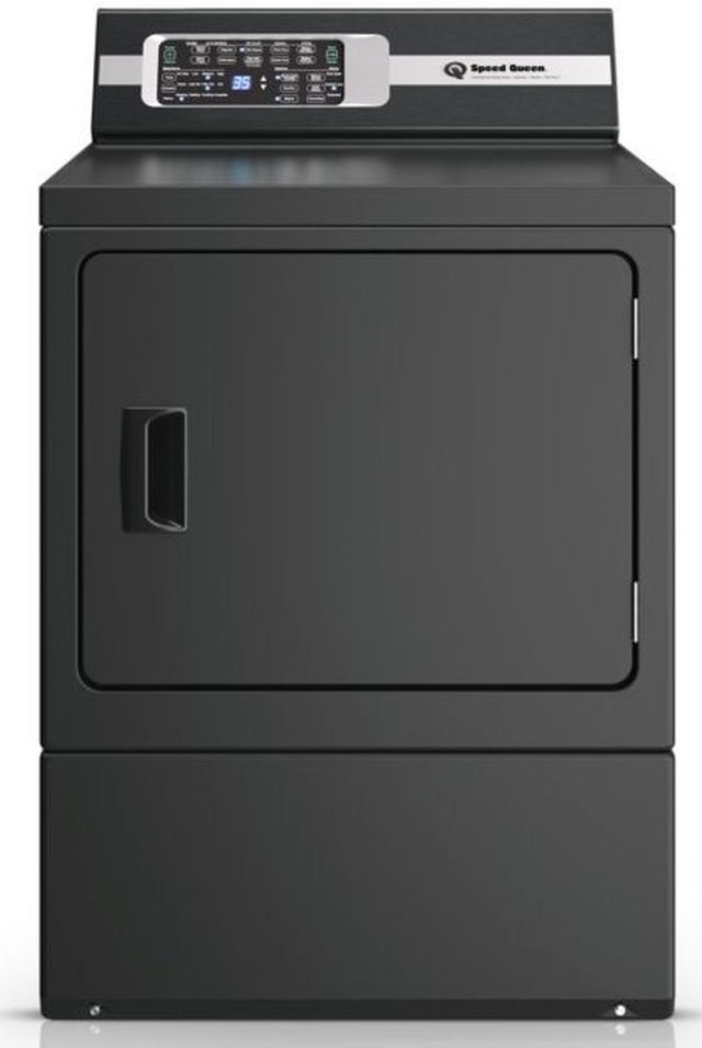Speed Queen® Matte Black Top Load Washer & Gas Dryer Laundry Pair-2