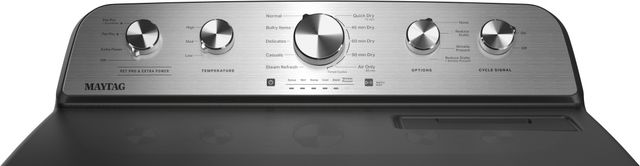 Maytag® 7 Cu. Ft. Volcano Black Front Load Gas Dryer with Pet Pro Option-1
