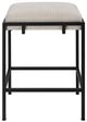 Uttermost® Paradox Black/White Counter Stool-3