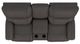 La-Z-Boy® Trouper Walnut Leather Power Reclining Loveseat with Console, Headrest, and Lumbar-4