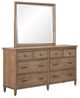 Liberty Furniture Hickory Grove Heirloom Brown Dresser and Mirror-0