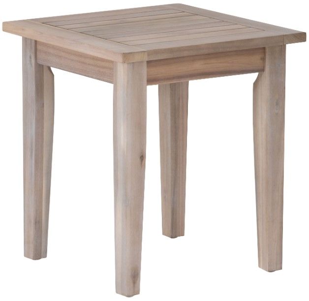 Linon Svana Natural Wooden Outdoor Side Table-0
