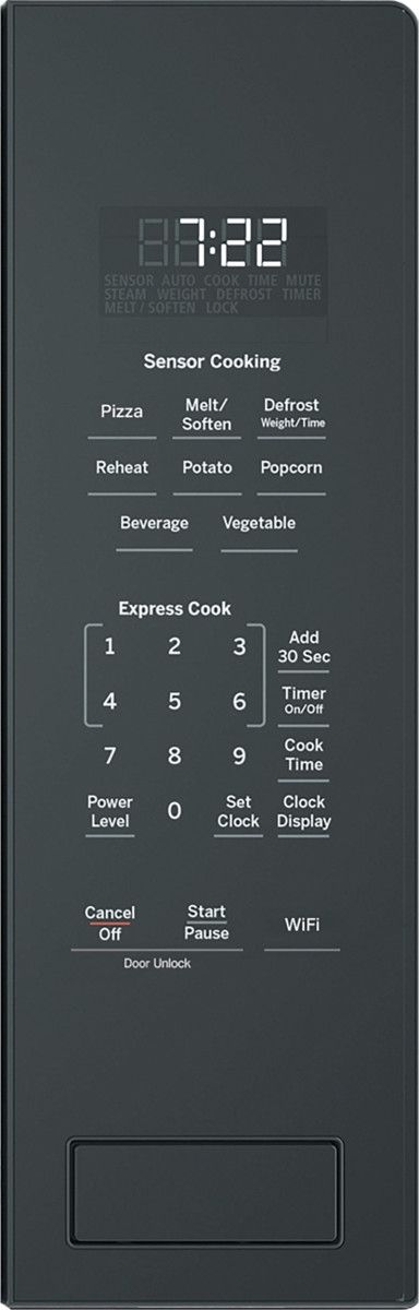 GE Profile™ 2.2 Cu. Ft. Gray Built-In Microwave-2