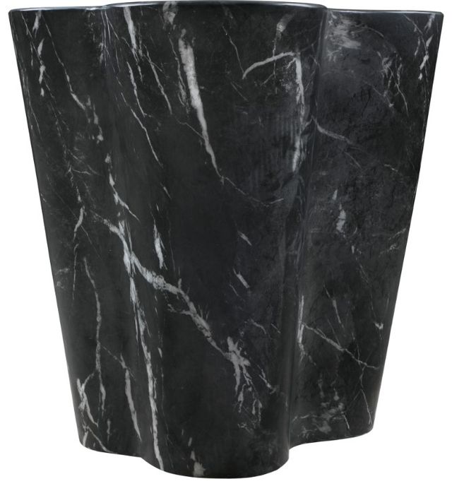 Meridian Furniture Monza Black Marble End Table-1