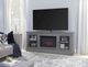 Aspenhome® Churchill Smokey Grey Fireplace Console-1